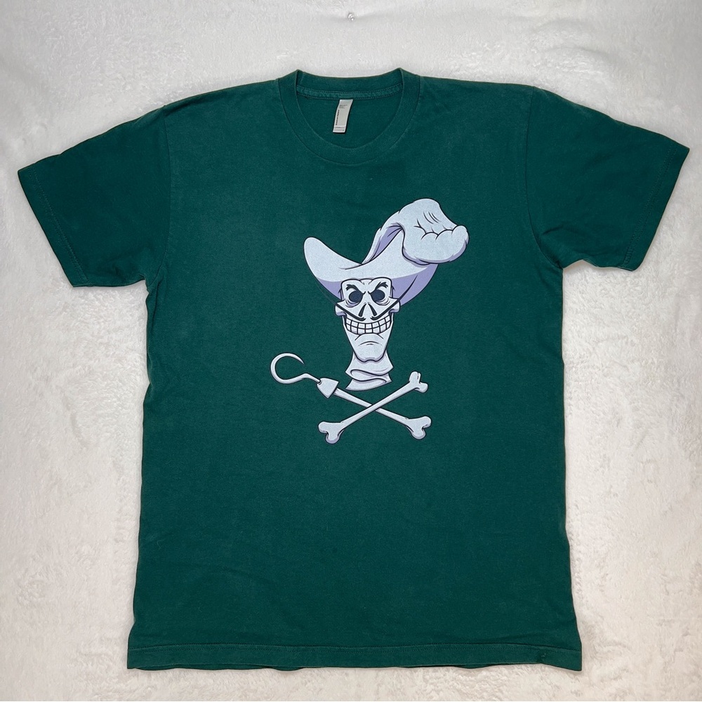 Captain Hook Tee Shirt! Day of the Dead Themed Men’s L Short Sleeve Halloween🎃